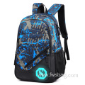 Custom High School Boys Girls Water Resistant Nylon Full Print Luminous Laptop Backpack Bags